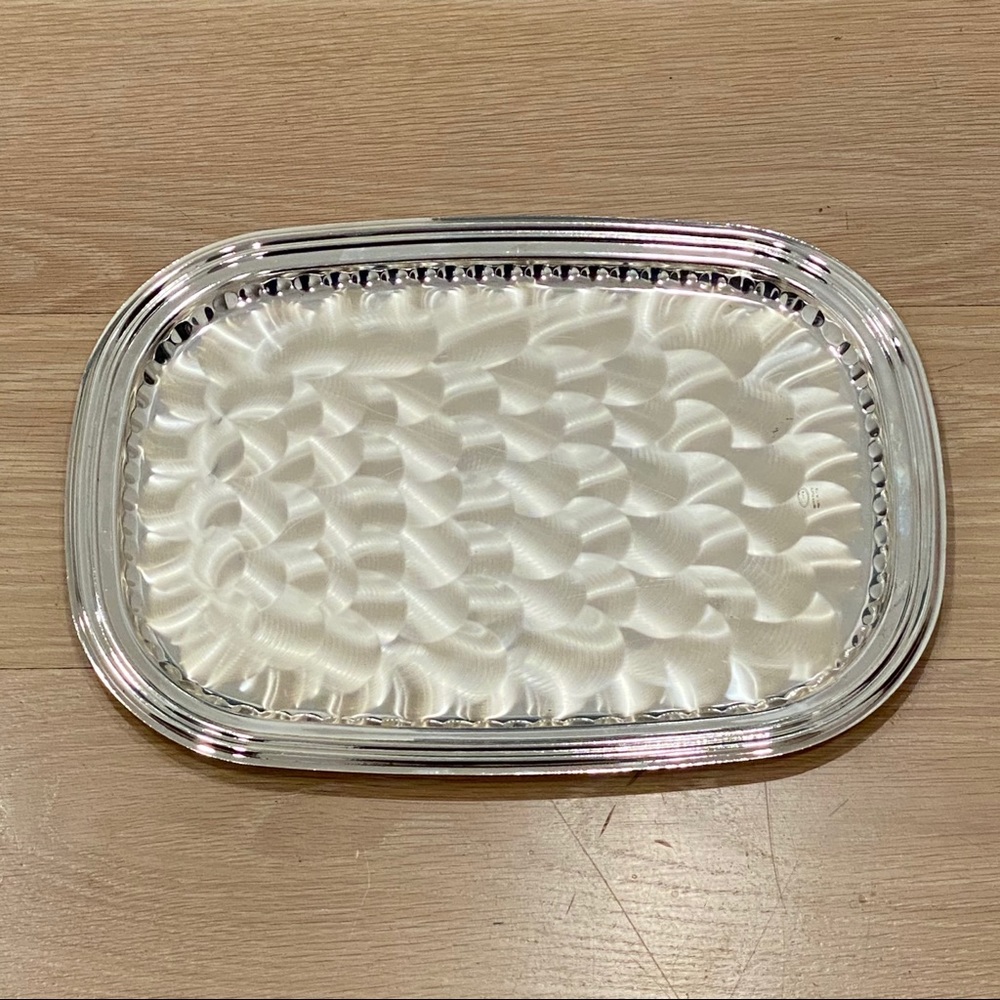 Silver Plated Platter Made in Italy